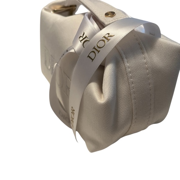 Dior Cream Cosmetic Pouch - Picture 4 of 5